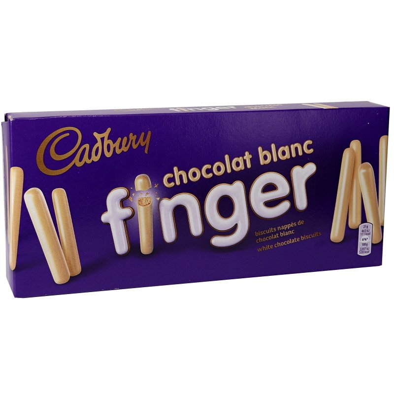 Cadbury Fingers Vit Choklad - 25% rabatt
