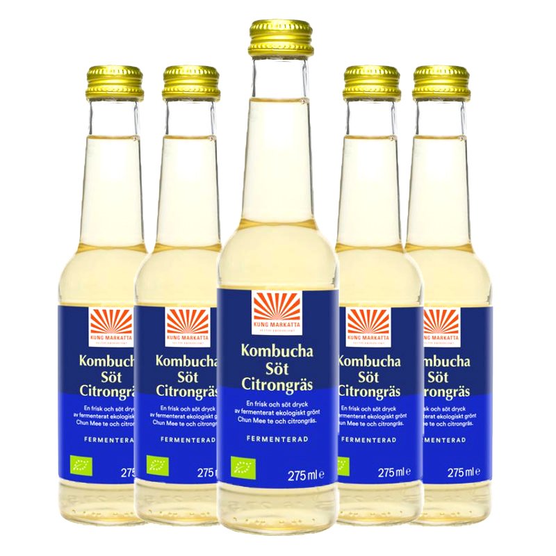 Eko Kombucha Citrongräs 5-pack - 80% rabatt