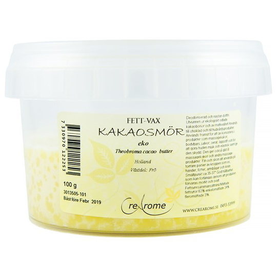 Crearome Ekologiskt Kakaosmör, 100 g