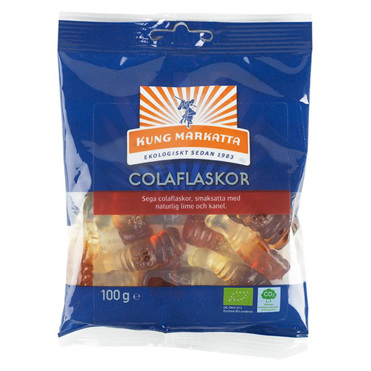 Kung Markatta Colaflaskor, 100 g