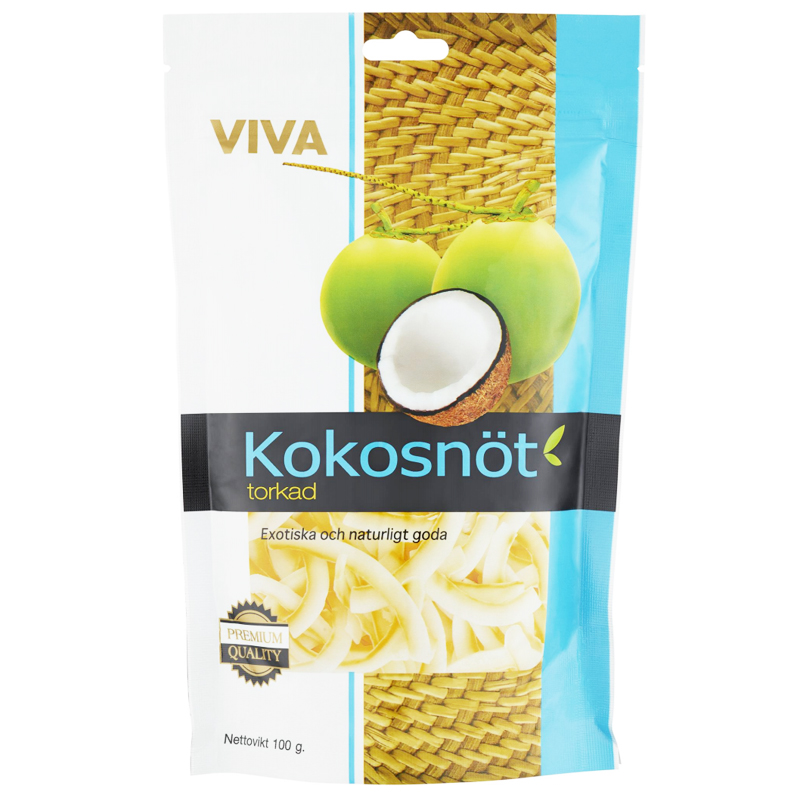 Kokosnöt Torkad 100g - 60% rabatt