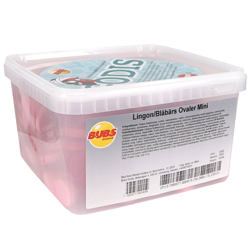 Hel Låda Lingon & Blåbärs Ovaler Mini - 20% rabatt