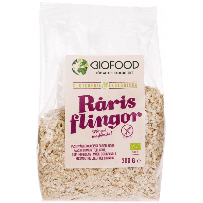 Eko Rårisflingor 300g - 49% rabatt