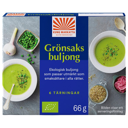 Kung Markatta Grönsaksbuljongtärningar, 6 st