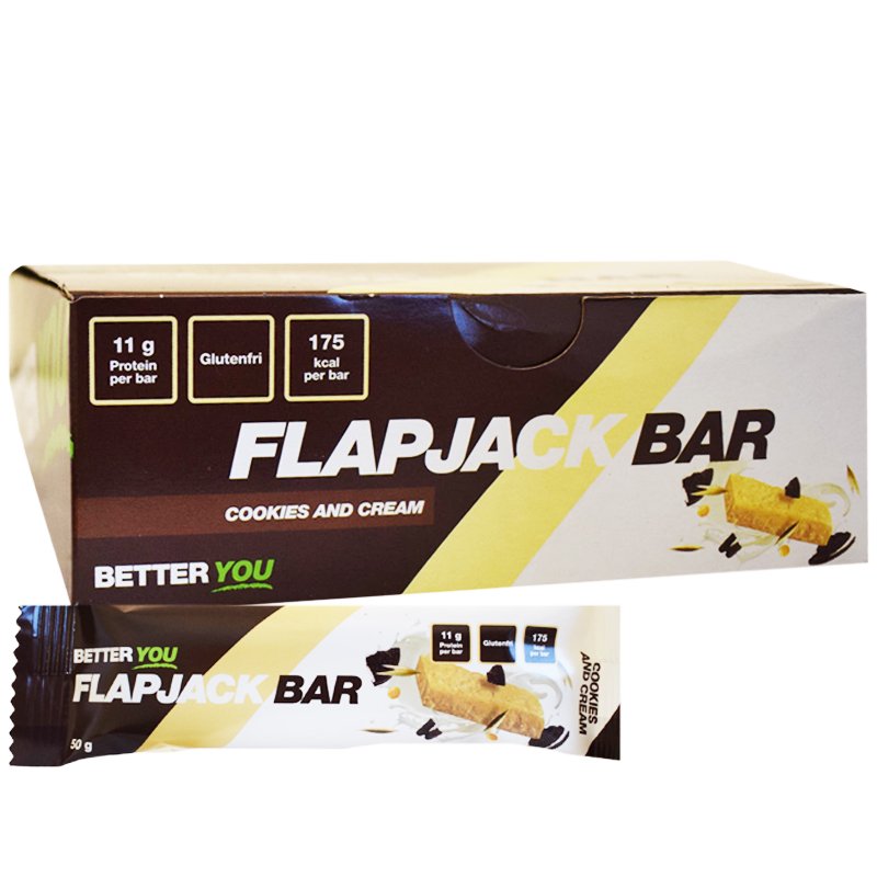 Hel Låda Proteinbars "Cookies & Cream" 12 x 50g - 80% rabatt