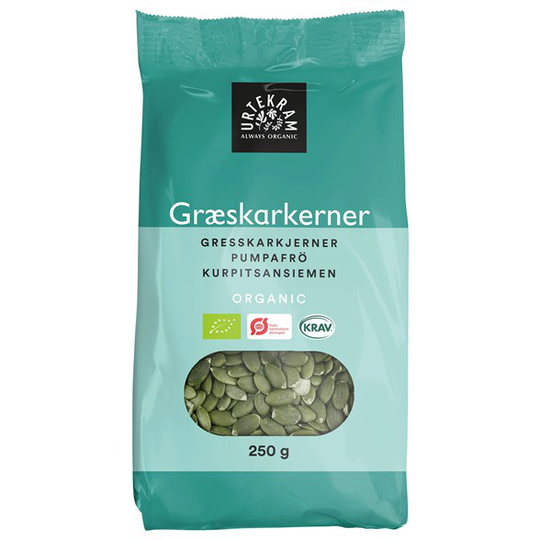 Urtekram Food Ekologiska Pumpafrön, 250 g