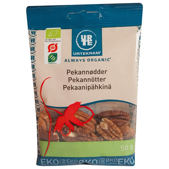 Urtekram Food Pekannötter, 50 g