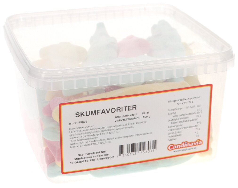 Skumgodis - 20% rabatt