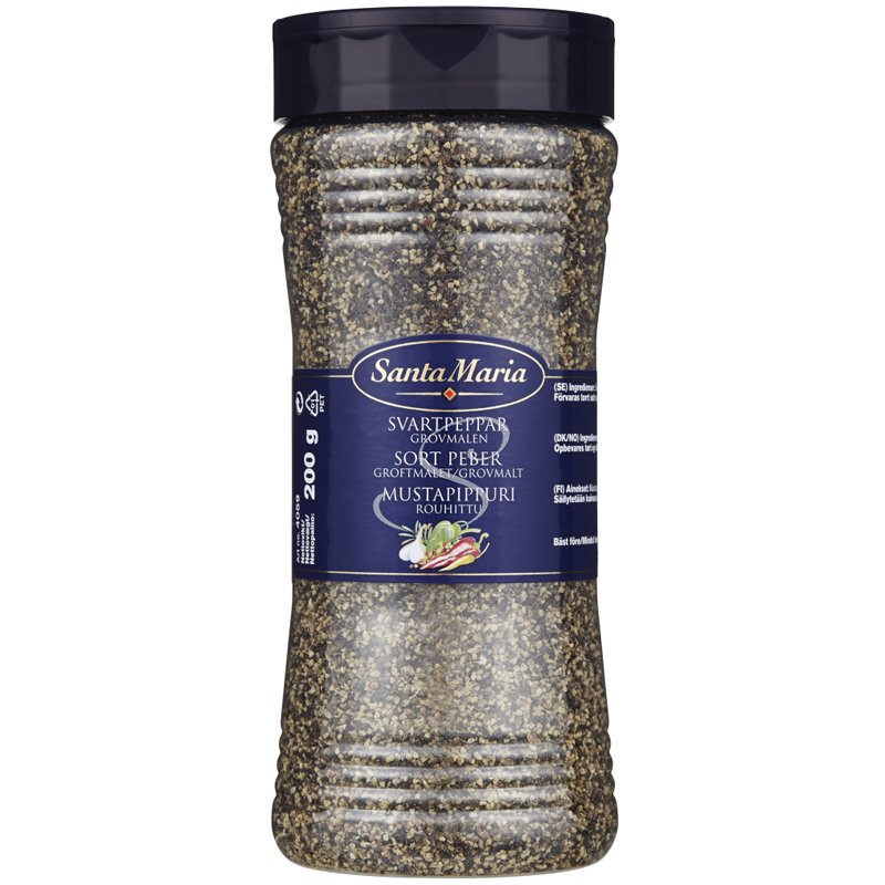 Svartpeppar Grovmalen 200g - 58% rabatt