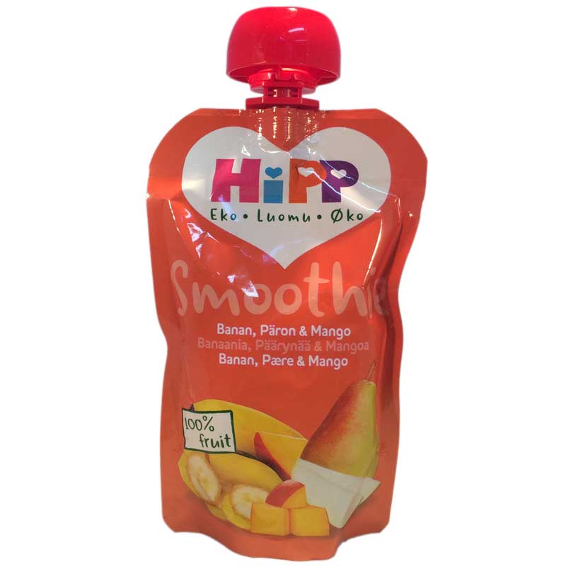 Hipp Smoothie Banan, Päron, Mango - 20% rabatt