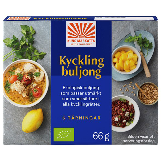 Kung Markatta Kycklingbuljongtärningar, 6 st