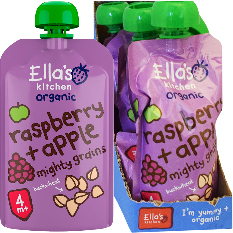 Hel Låda Barnmat Hallon & Äpple 7-pack - 53% rabatt