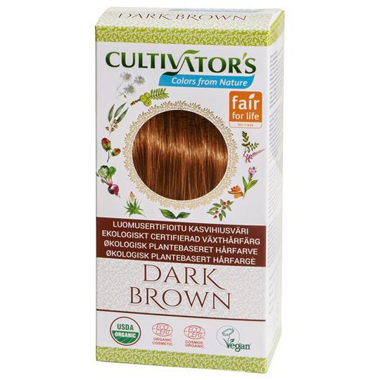 Cultivator’s Ekologisk Örthårfärg, 100 g Dark Brown