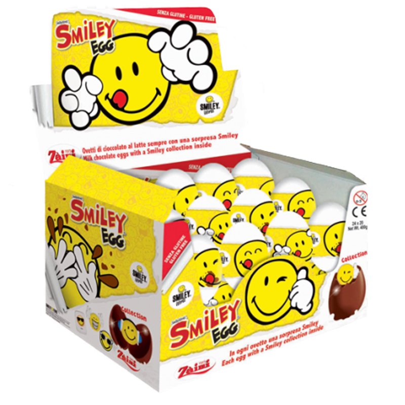 Chokladägg Smiley 24 st - 76% rabatt