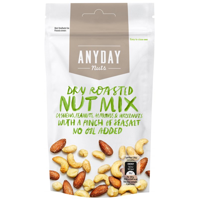 Nötmix Dry Roasted Seasalt - 25% rabatt