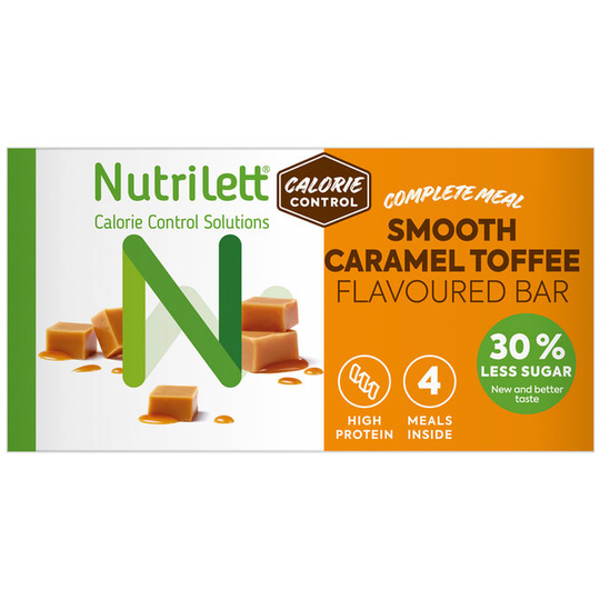 Nutrilett Måltidsersättningsbars Mjuk Karamell 4-Pack