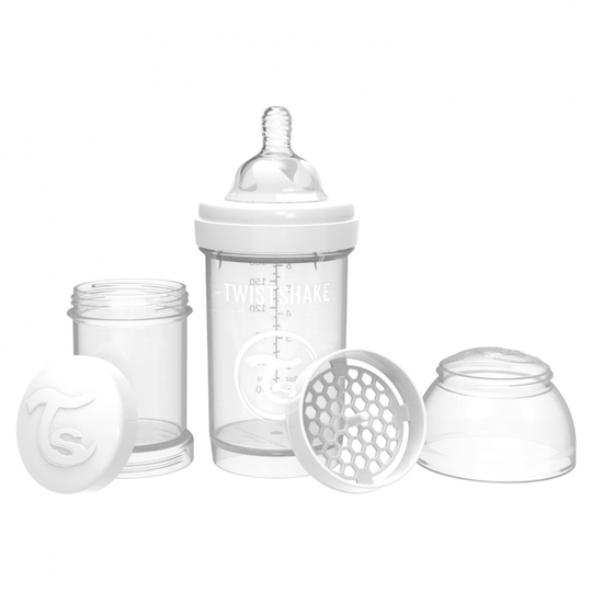 Twistshake Nappflaska Anti-Colic 180ml White