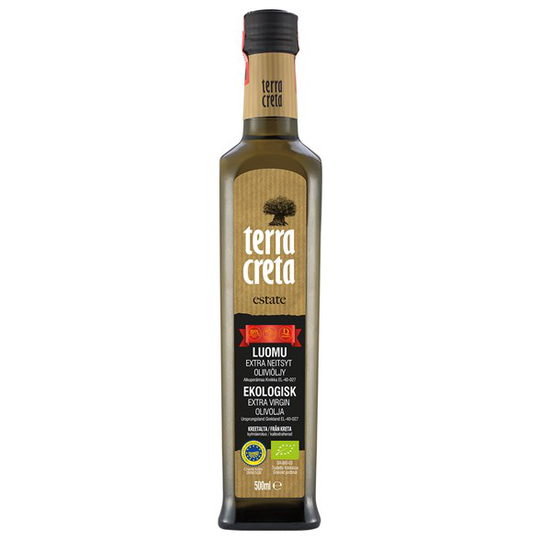 Terra Creta Ekologisk Extra Virgin Olivolja Estate 500 ml