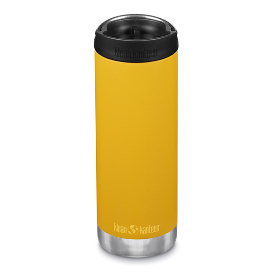 Klean Kanteen TKWide Isolerad Flaska med Cafékork - Marigold 473 ml