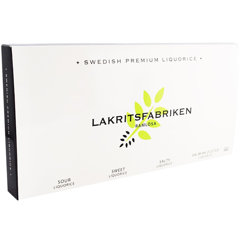 Lakrits "Presentlåda" 4 x 40g - 40% rabatt