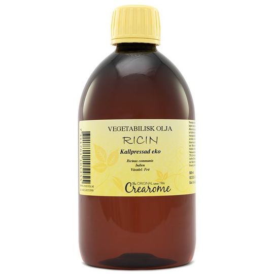 Crearome Ekologisk Ricinolja Kallpressad 500 ml