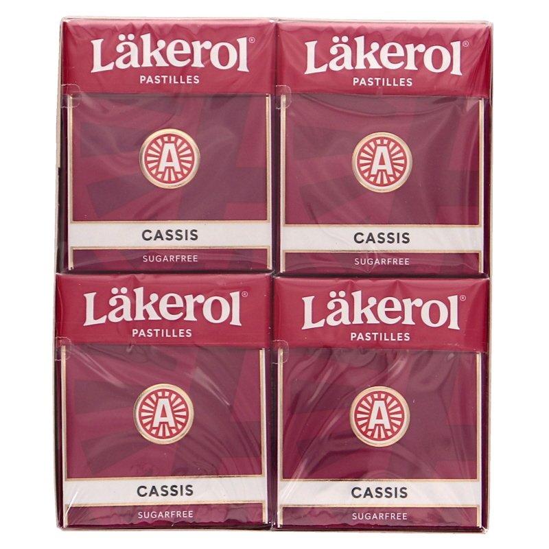 Läkerol Cassis 4-pack - 36% rabatt