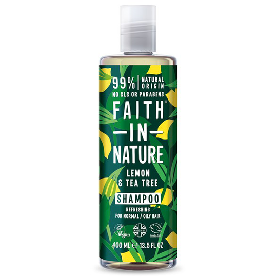 Faith in Nature Lemon & Tea Tree Shampoo, 400 ml
