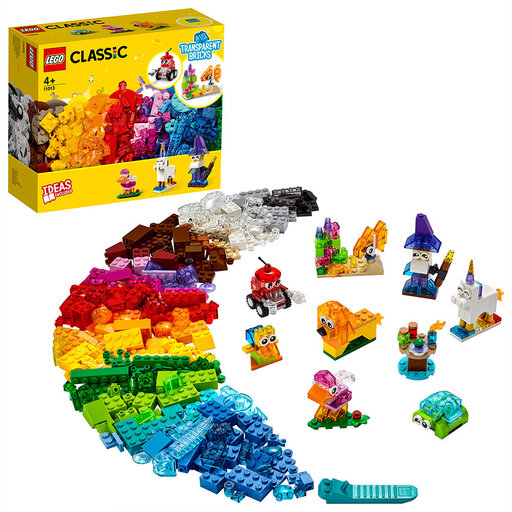 11013 Classic Kreativa transparenta klossar