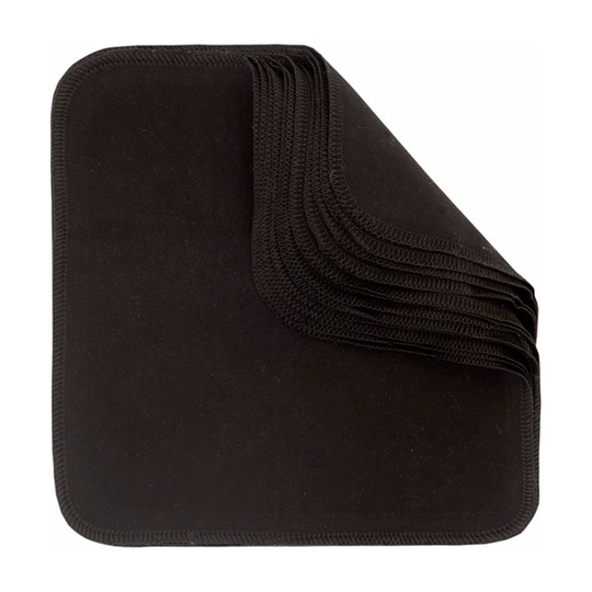 Imse Ekologiska Tvättlappar - Black, 10-pack