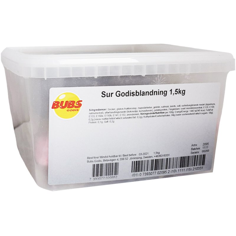 Godisblandning Sur - 20% rabatt