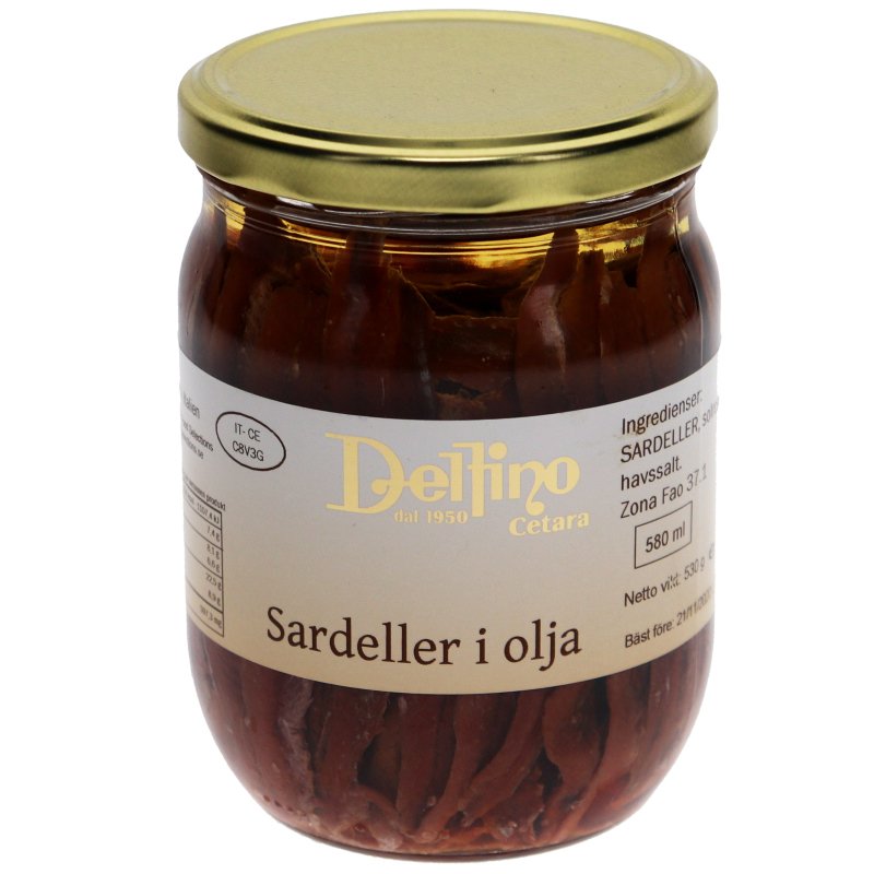 Sardeller i olja - 78% rabatt