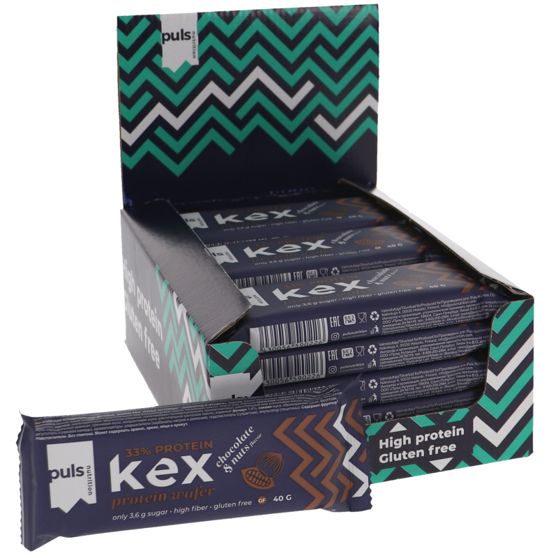 Hel Låda Proteinkex Chocolate & Nuts 20-pack - 46% rabatt