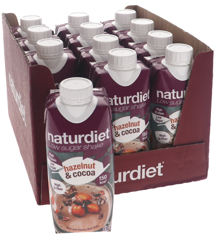 Måltidsersättning Shake Hazelnut & Cocoa 12-pack - 83% rabatt