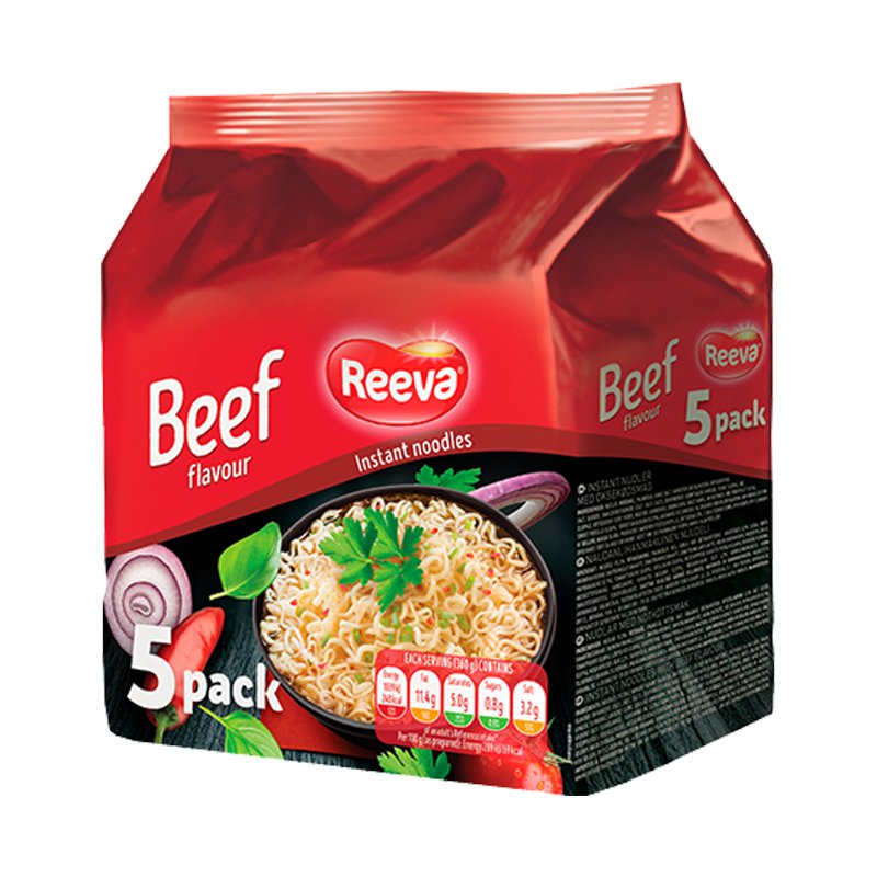 Snabbnudlar Biff 5-pack - 33% rabatt