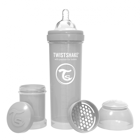 Twistshake Nappflaska Anti-Colic 330ml Pastel Grey