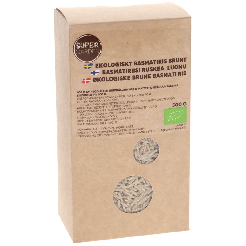 Eko Basmatiris Brunt 500g - 22% rabatt