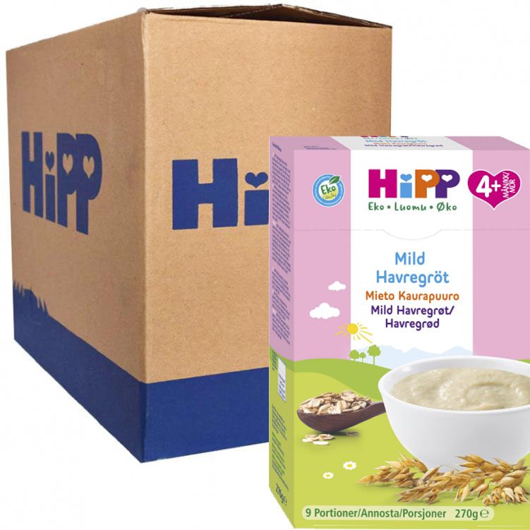 Hel Låda Barnmat Mild Havregröt 6 x 270g - 67% rabatt