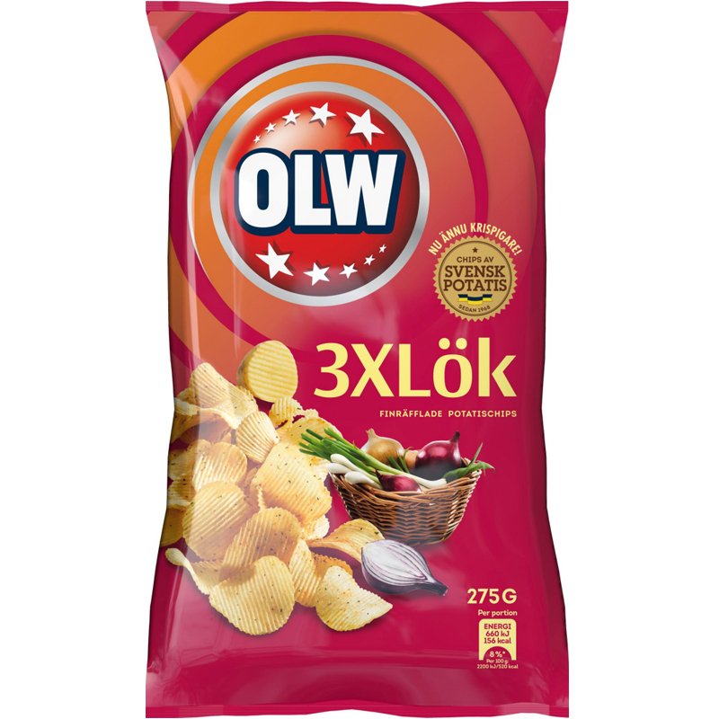 Chips 3xLök - 32% rabatt