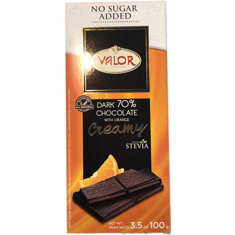 Mörk choklad 70% med apelsin - 67% rabatt