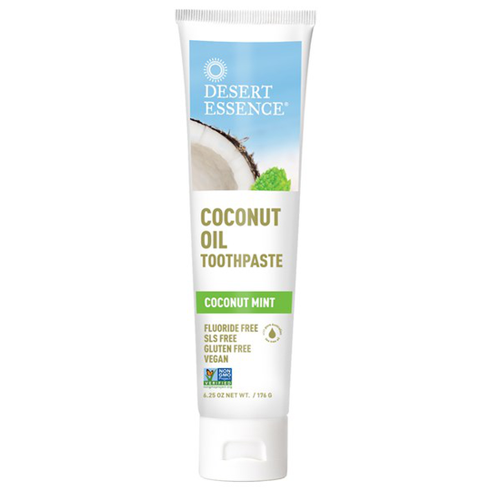 Desert Essence Coconut Oil Toothpaste - Coconut Mint, 176 g