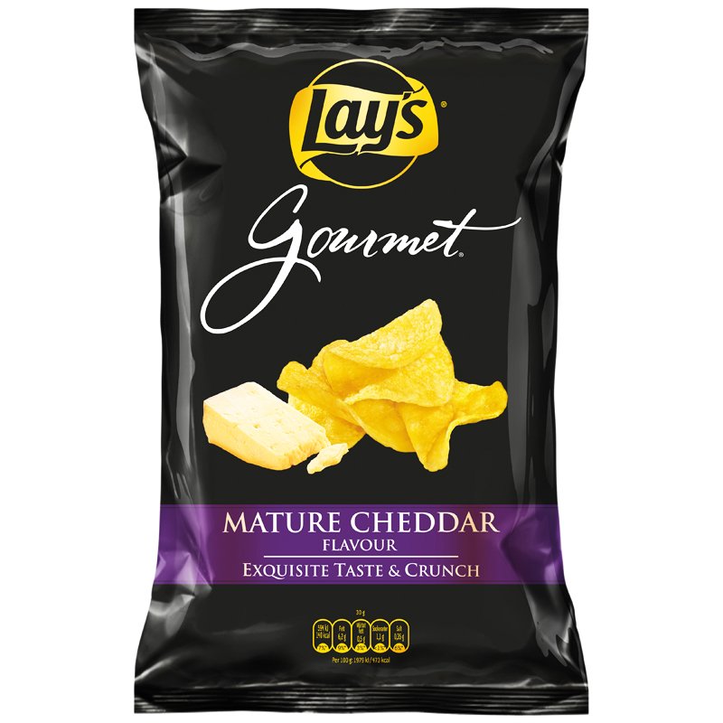 Chips "Mature Cheddar" 150g - 40% rabatt