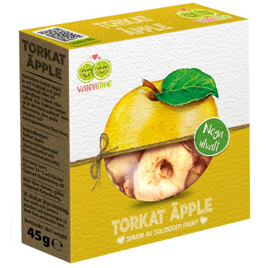 Valenlime Torkade Äpplen