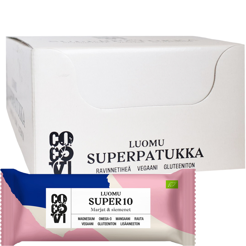 Eko Hel Låda Nöt- & Bärbars "Super10" 16 x 40g - 75% rabatt