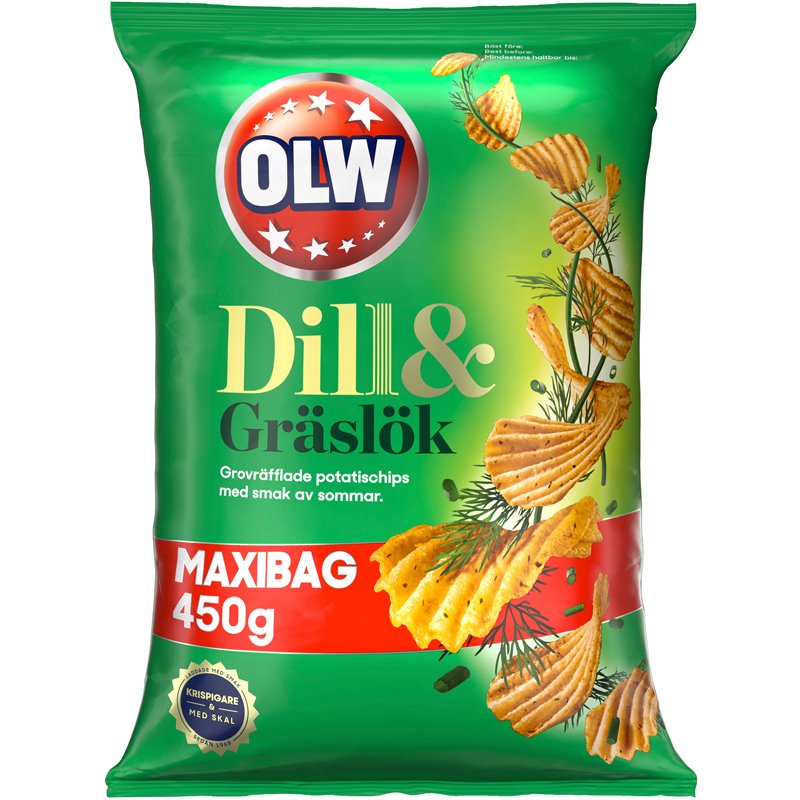 Chips Dill & Gräslök Maxibag - 32% rabatt