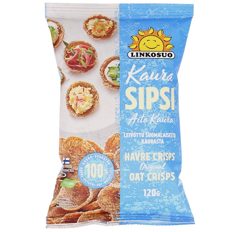 Snacks Havrecrisps 120g - 40% rabatt
