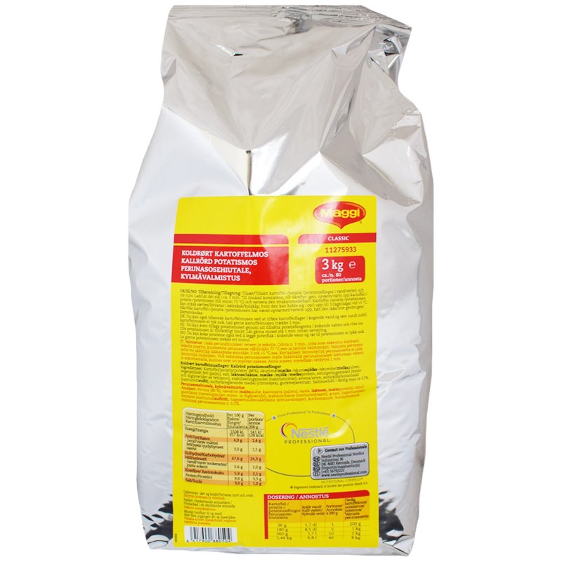 Potatismos Kallrörd 3kg - 58% rabatt