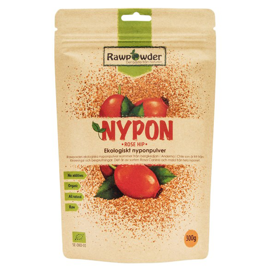 Rawpowder Ekologiskt Nyponpulver, 300 g