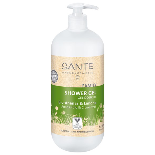 Sante Family Shower Gel Pineapple & Lemon, 950 ml