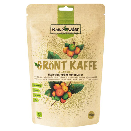 Rawpowder Ekologiskt Grönt Kaffepulver, 250 g