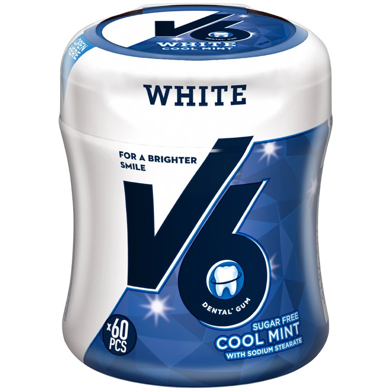 Tuggummi White Cool Mint - 0% rabatt